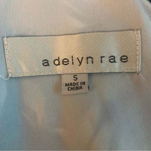 Adelyn Rae Blue Patterned Halter Romper EUC S - Picture 3 of 6